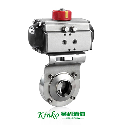 Pneumatic Sanitary Welding Butterfly Valve